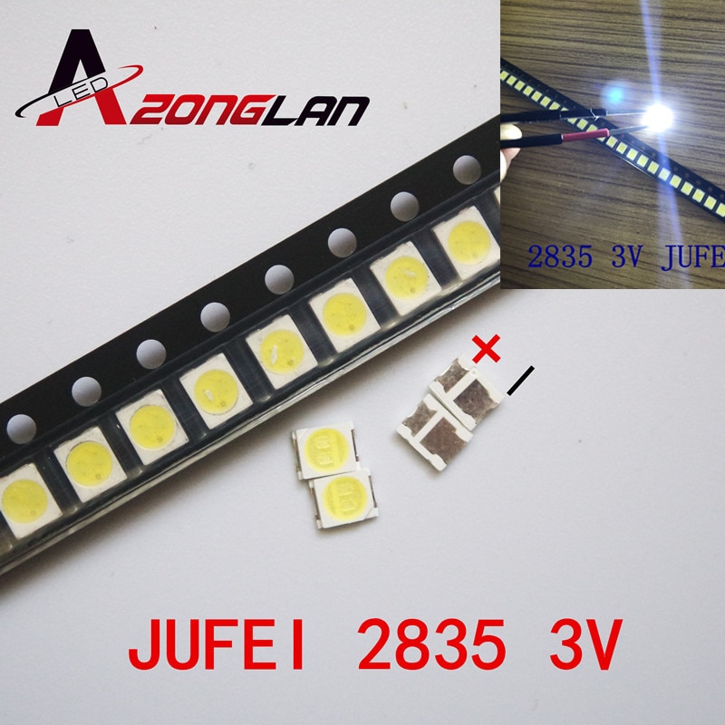 JUFEI LED Ʈ 1210 3528 2835, 1W, 3V, 84LM,  ȭ..
